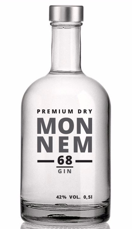 MONNEM 68    DRY GIN 0,5 L